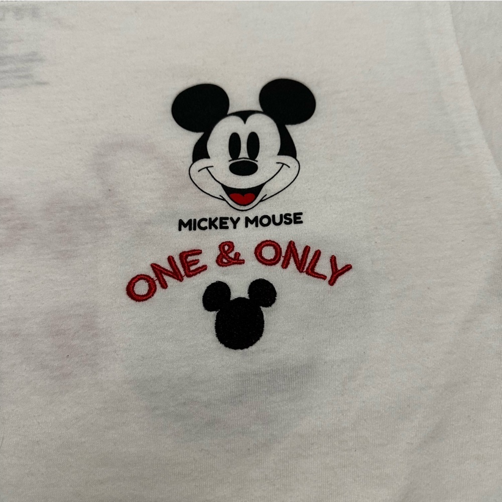 Disney Mickey Mouse Junior Embroidery One & Only Tee Size Small (3-5) - Picture 3 of 7